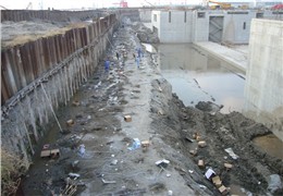 爆破—长兴岛江南船厂船坞